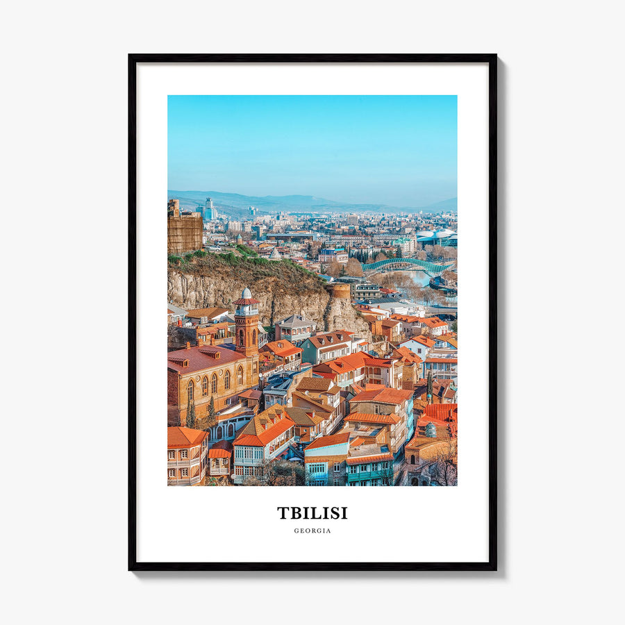 Tbilisi Classic Poster, framed poster mockup