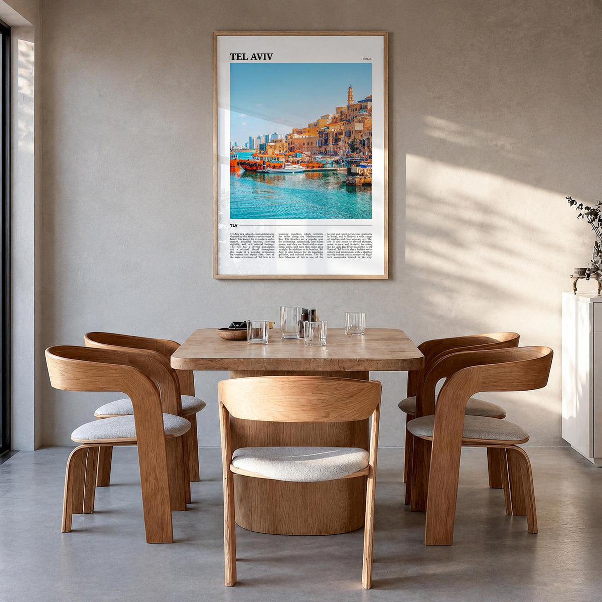 Tel Aviv Travel Poster