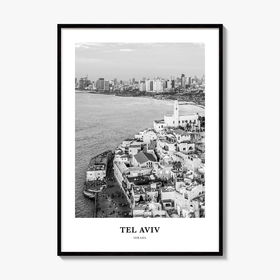 Tel Aviv Classic No 3 Poster, framed poster mockup