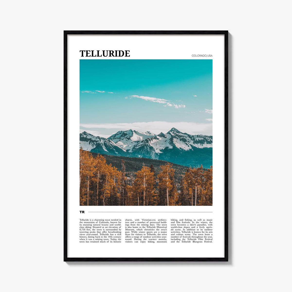 Telluride Travel Poster