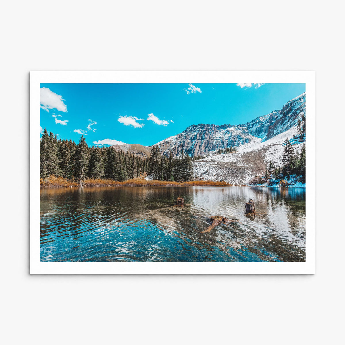 Telluride Photo Poster, print only (unframed), white border