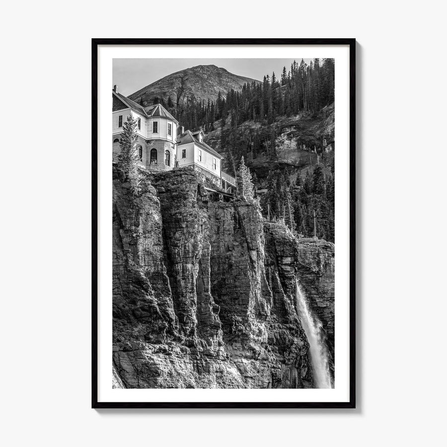 Telluride Photo No 2 Poster, framed poster mockup, white border
