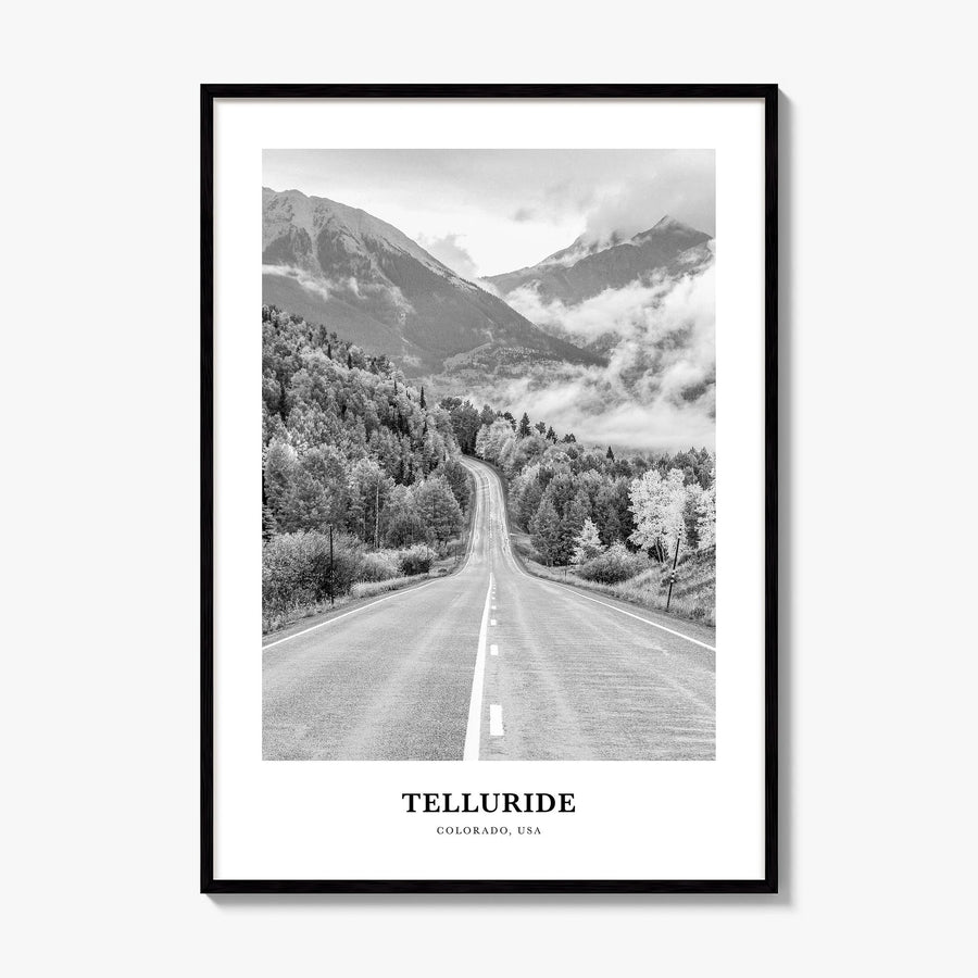 Telluride Classic No 1 Poster, framed poster mockup