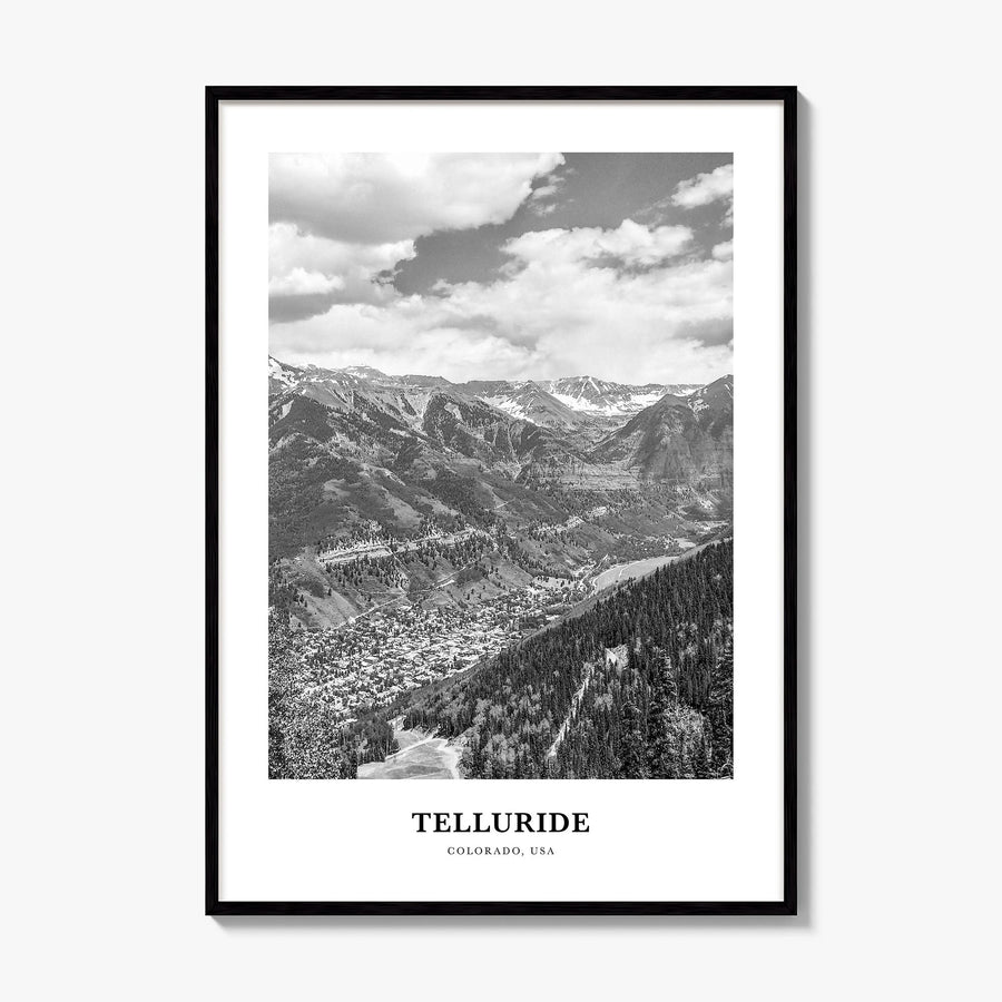 Telluride Classic No 2 Poster, framed poster mockup