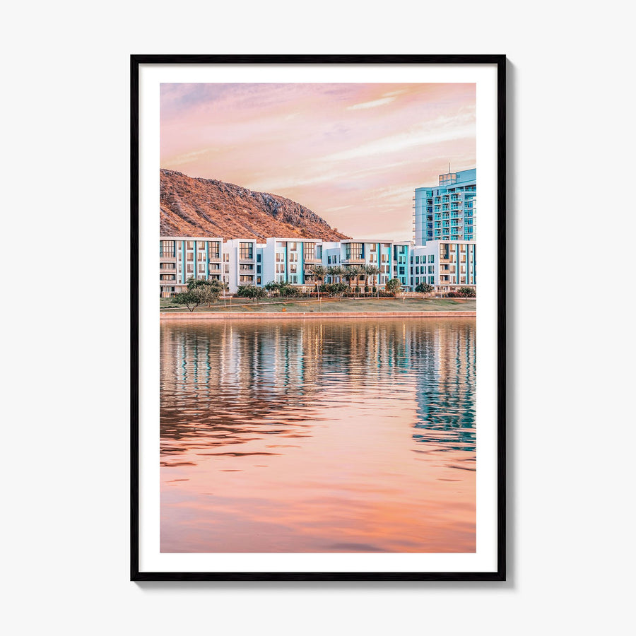 Tempe Photo Poster, framed poster mockup, white border