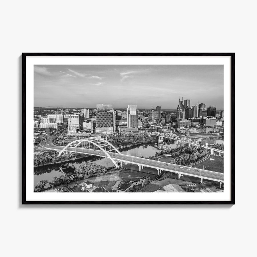 Tennessee Photo Poster, framed poster mockup, white border