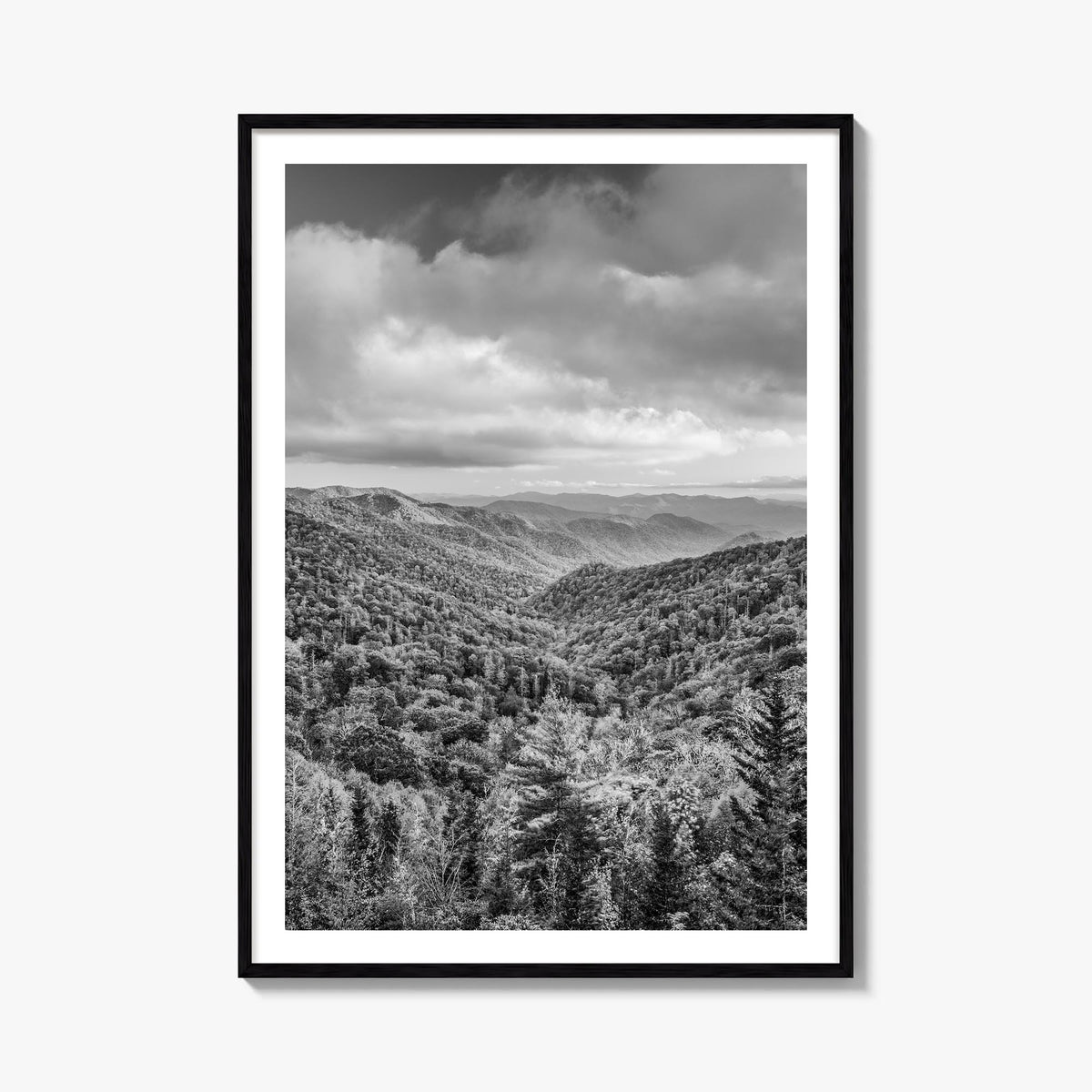 Tennessee no. 1 black & white photo poster of United States – vertical wall art, unframed print shown in interior mockup