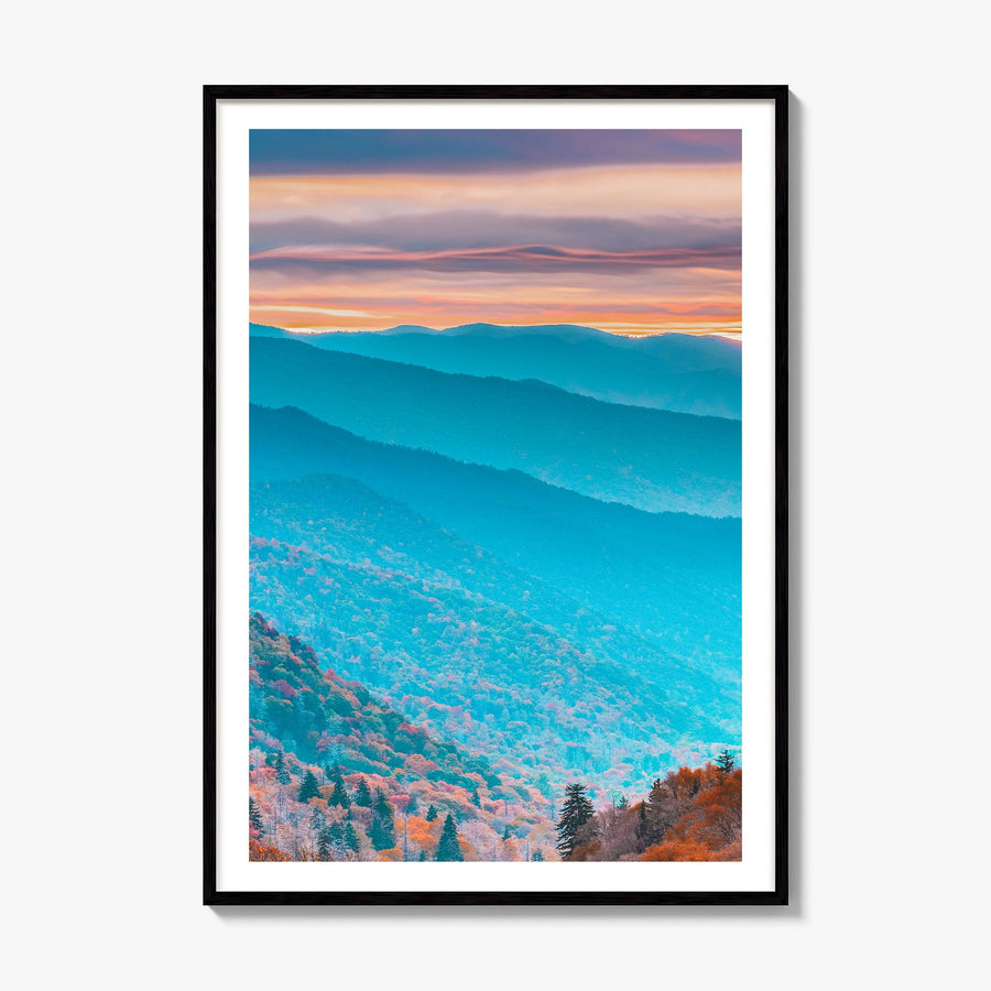 Tennessee Photo No 1 Poster, framed poster mockup, white border
