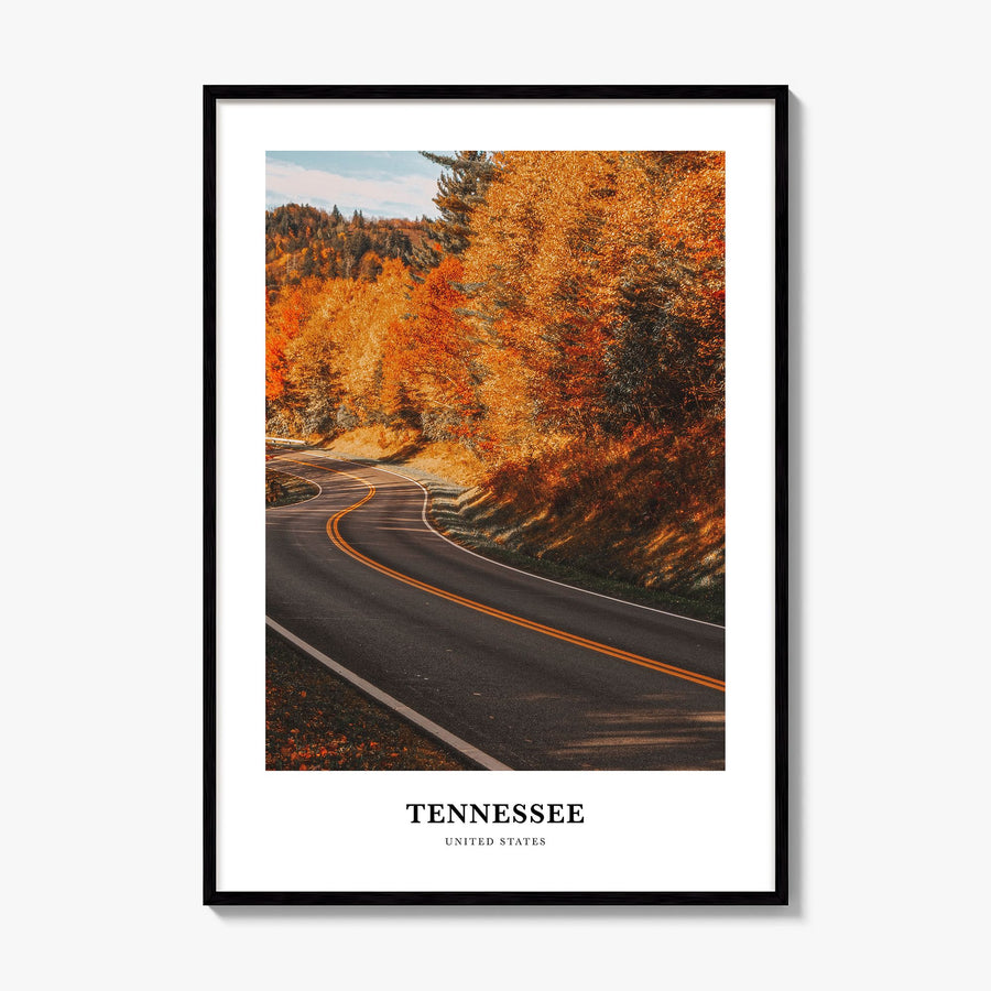 Tennessee Classic No 2 Poster, framed poster mockup