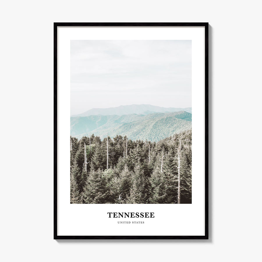 Tennessee Classic No 3 Poster, framed poster mockup