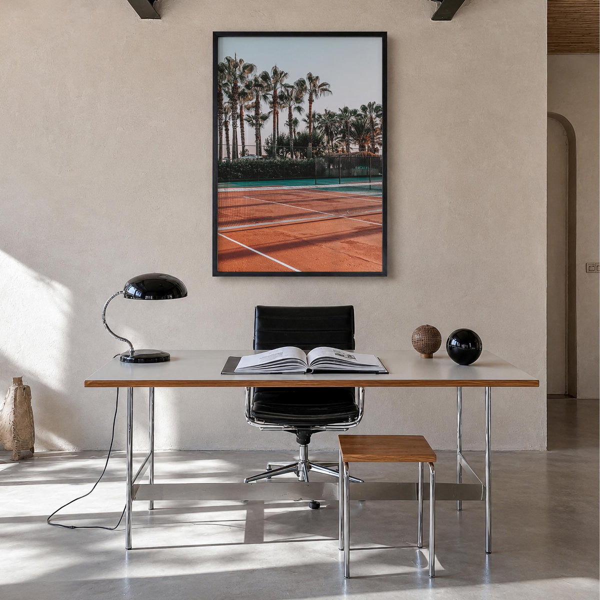 Tennis Court Photo Poster