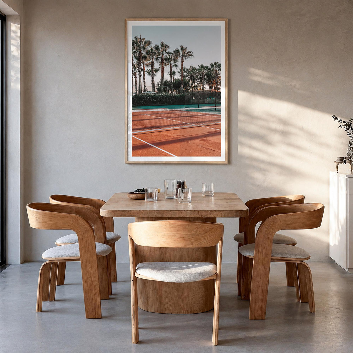 Tennis Court Photo Poster