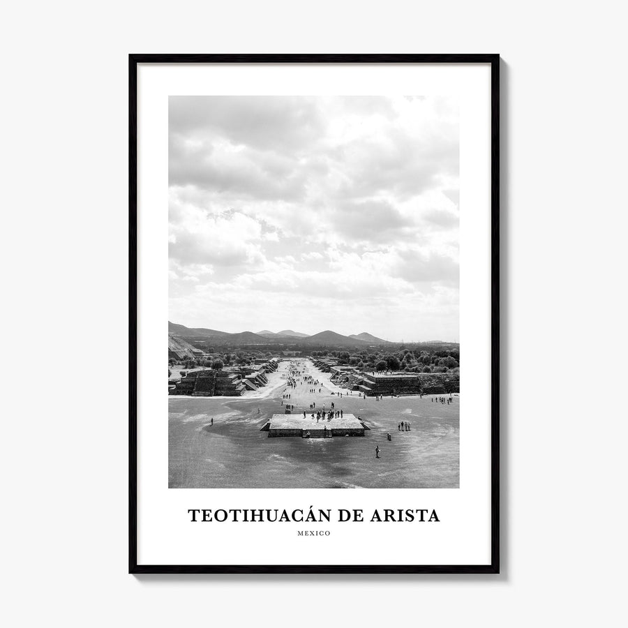 Teotihuacán de Arista Classic Poster, framed poster mockup