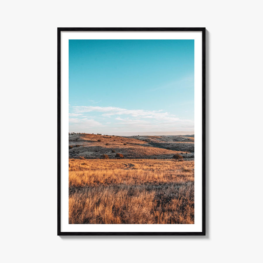 Texas colorful photo poster of United States – vertical wall art, unframed print shown in interior mockup