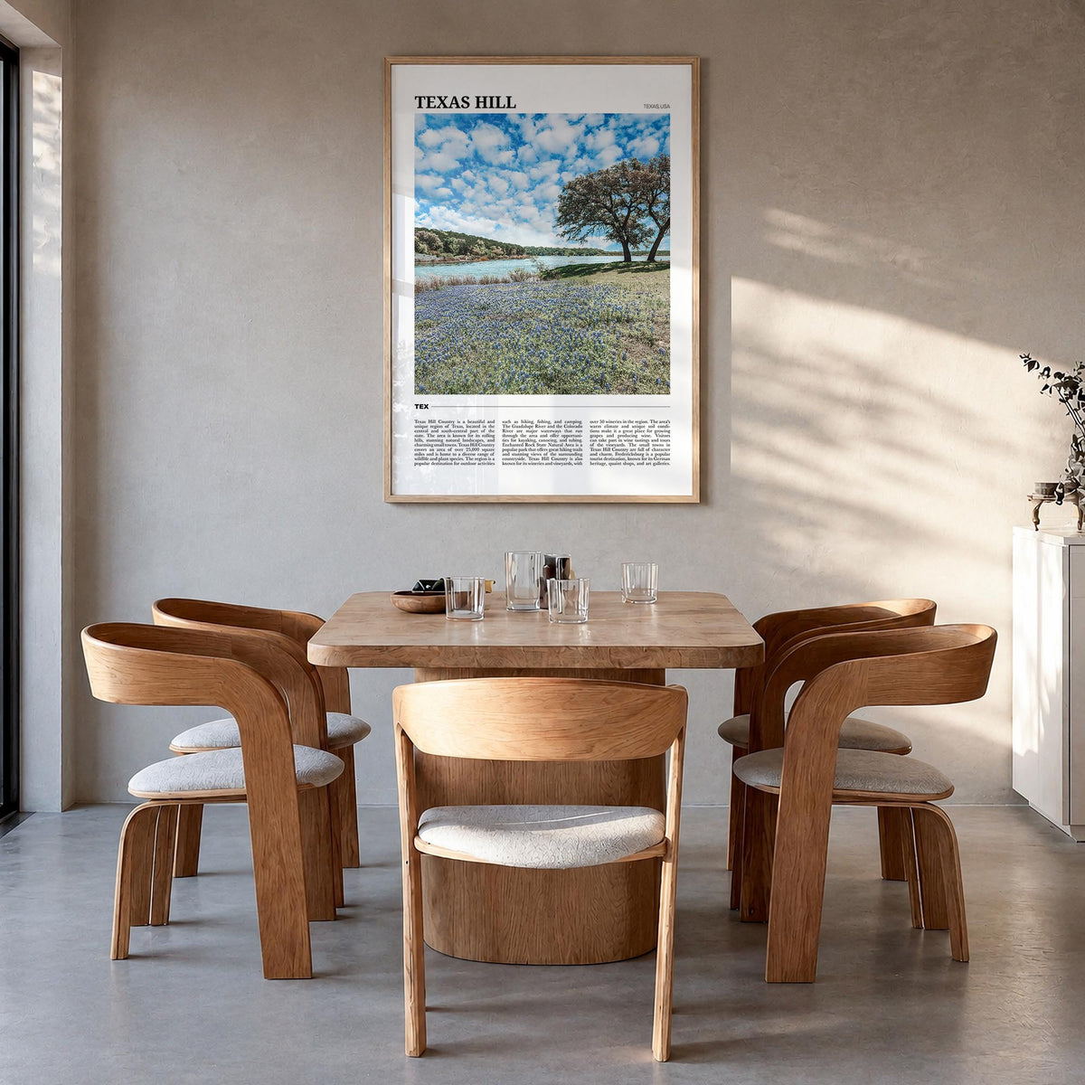 Texas Hill Country Travel Poster