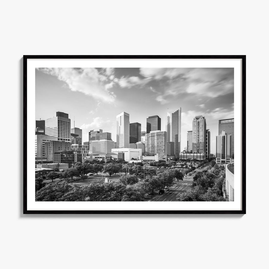 Texas Photo Poster, framed poster mockup, white border