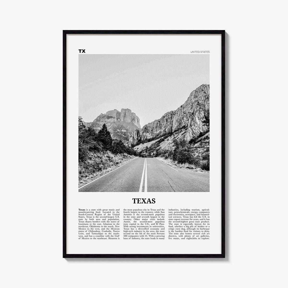Texas Newspaper No 1 Poster