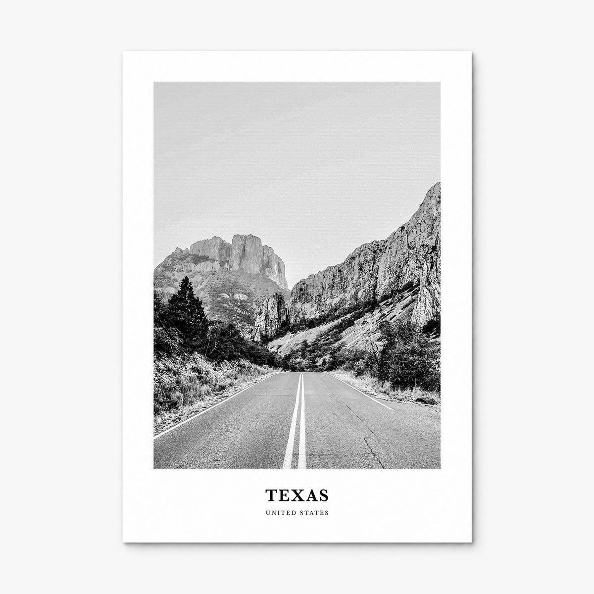 Texas Classic No 2 Poster, print only (unframed)