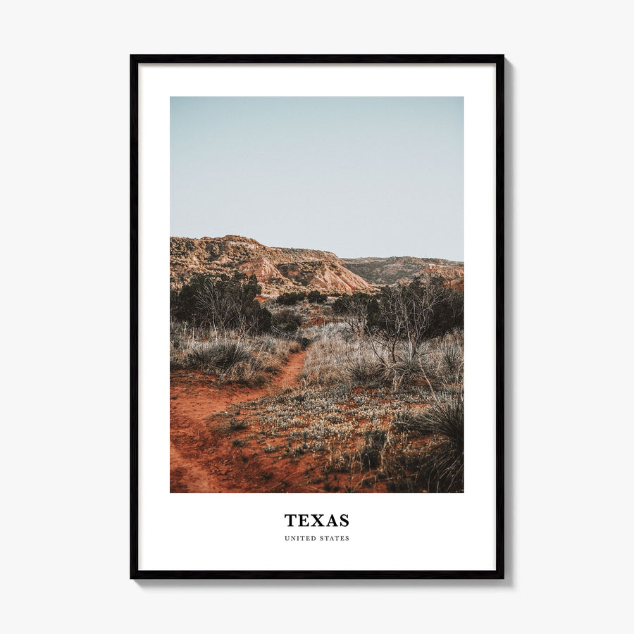 Texas Classic No 1 Poster, framed poster mockup