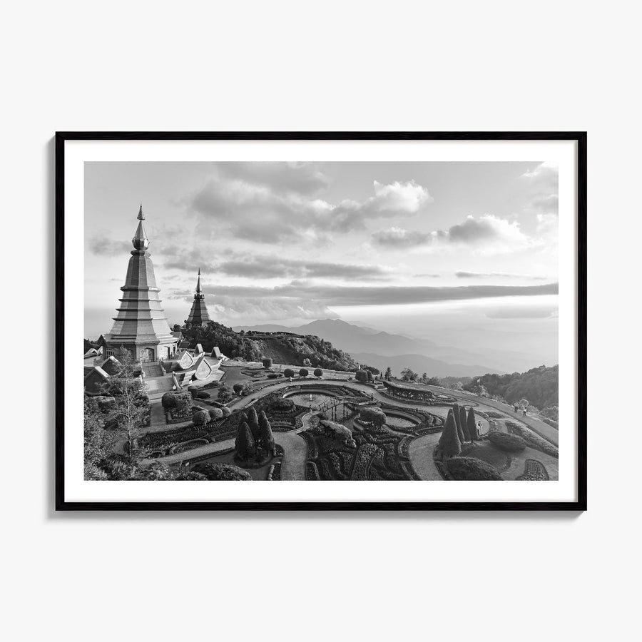 Thailand Photo Poster, framed poster mockup, white border