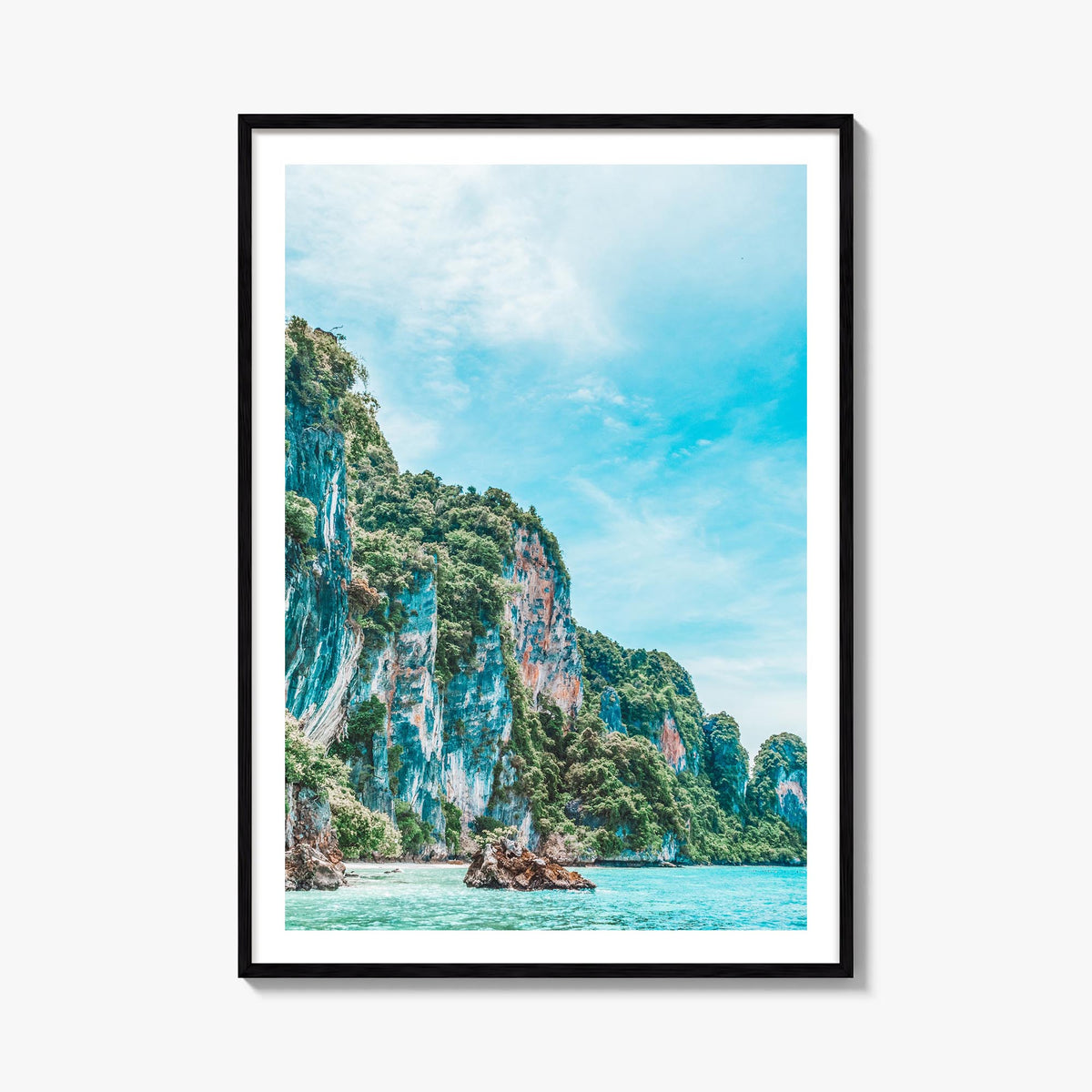 Thailand no. 1 colorful photo poster of Asia – vertical wall art, unframed print shown in interior mockup