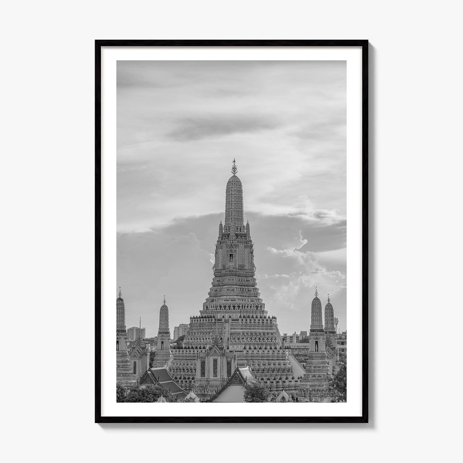 Thailand Photo No 1 Poster, framed poster mockup, white border