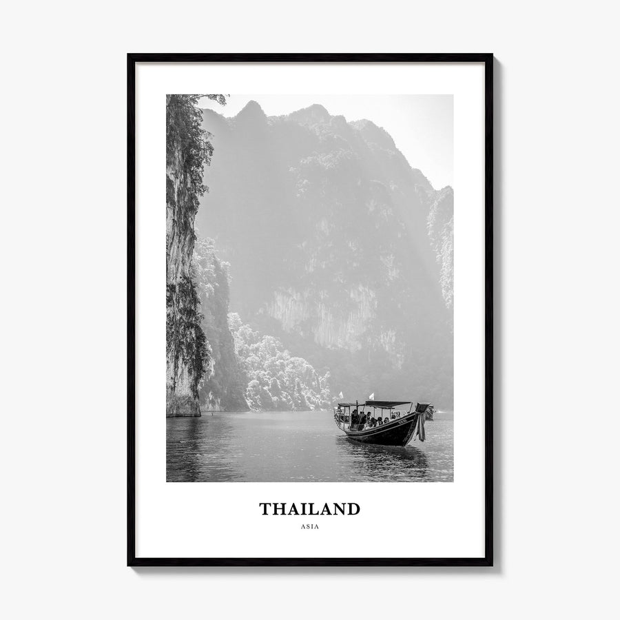 Thailand Classic No 1 Poster, framed poster mockup