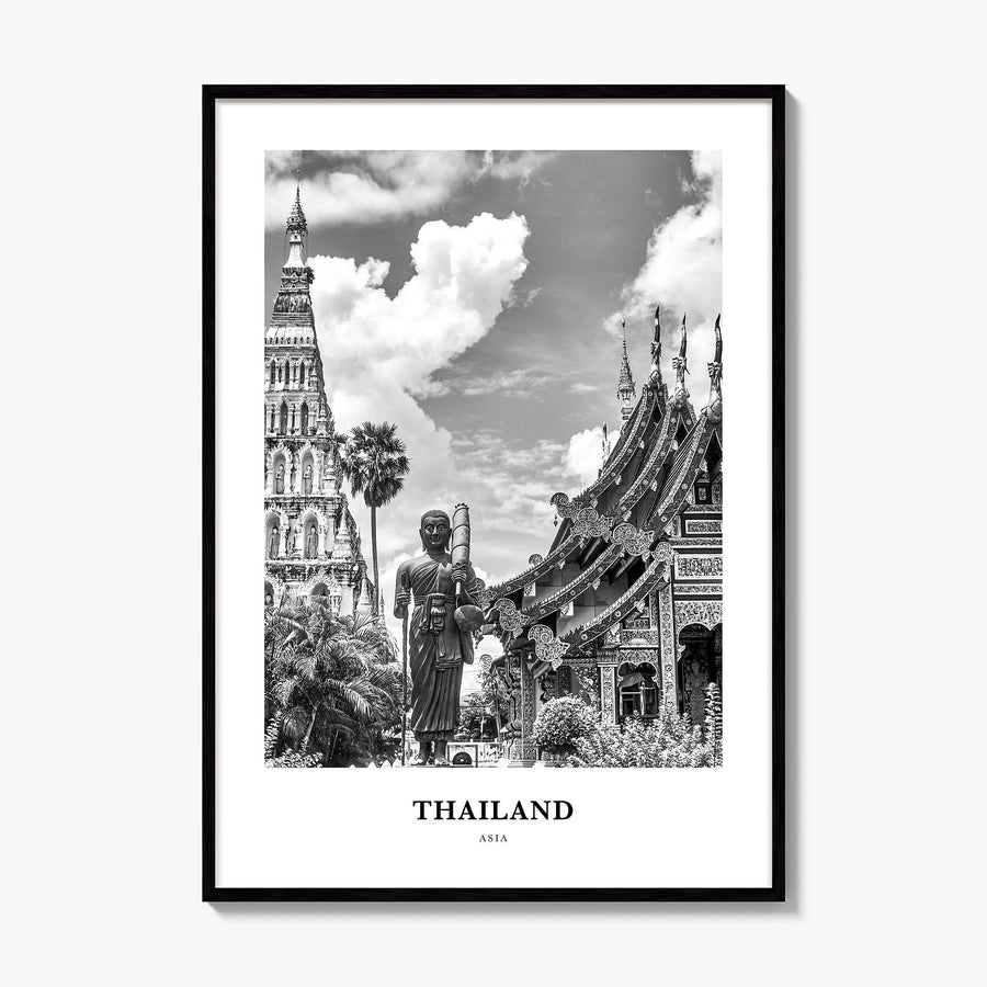 Thailand Classic No 2 Poster, framed poster mockup
