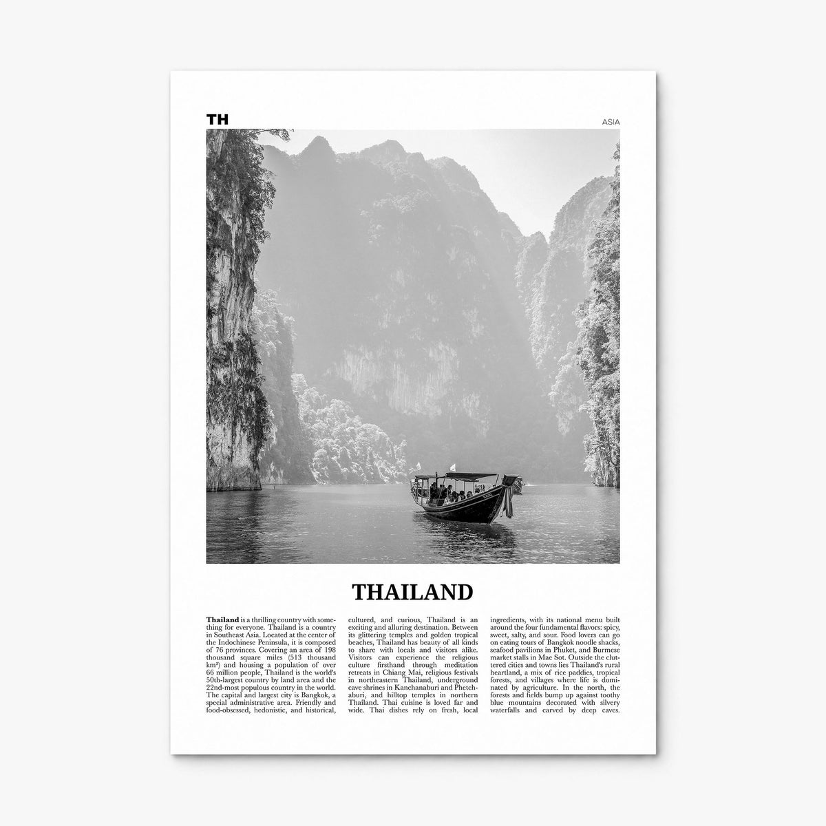 Thailand Newspaper No 1 Poster, print only (unframed)