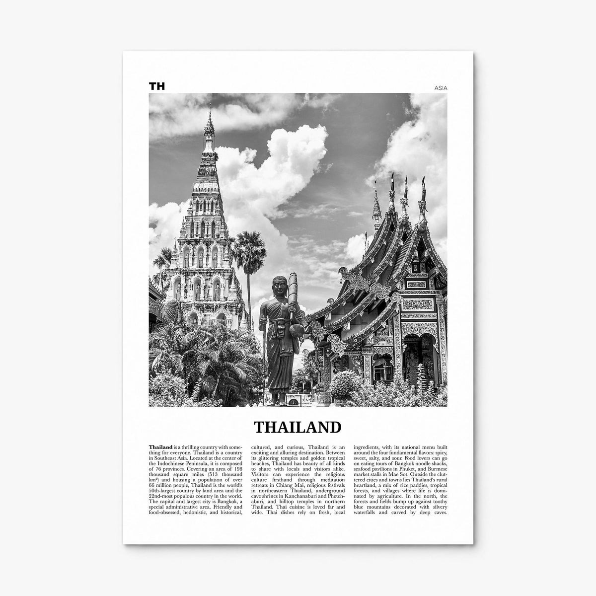Thailand Newspaper No 2 Poster, print only (unframed)