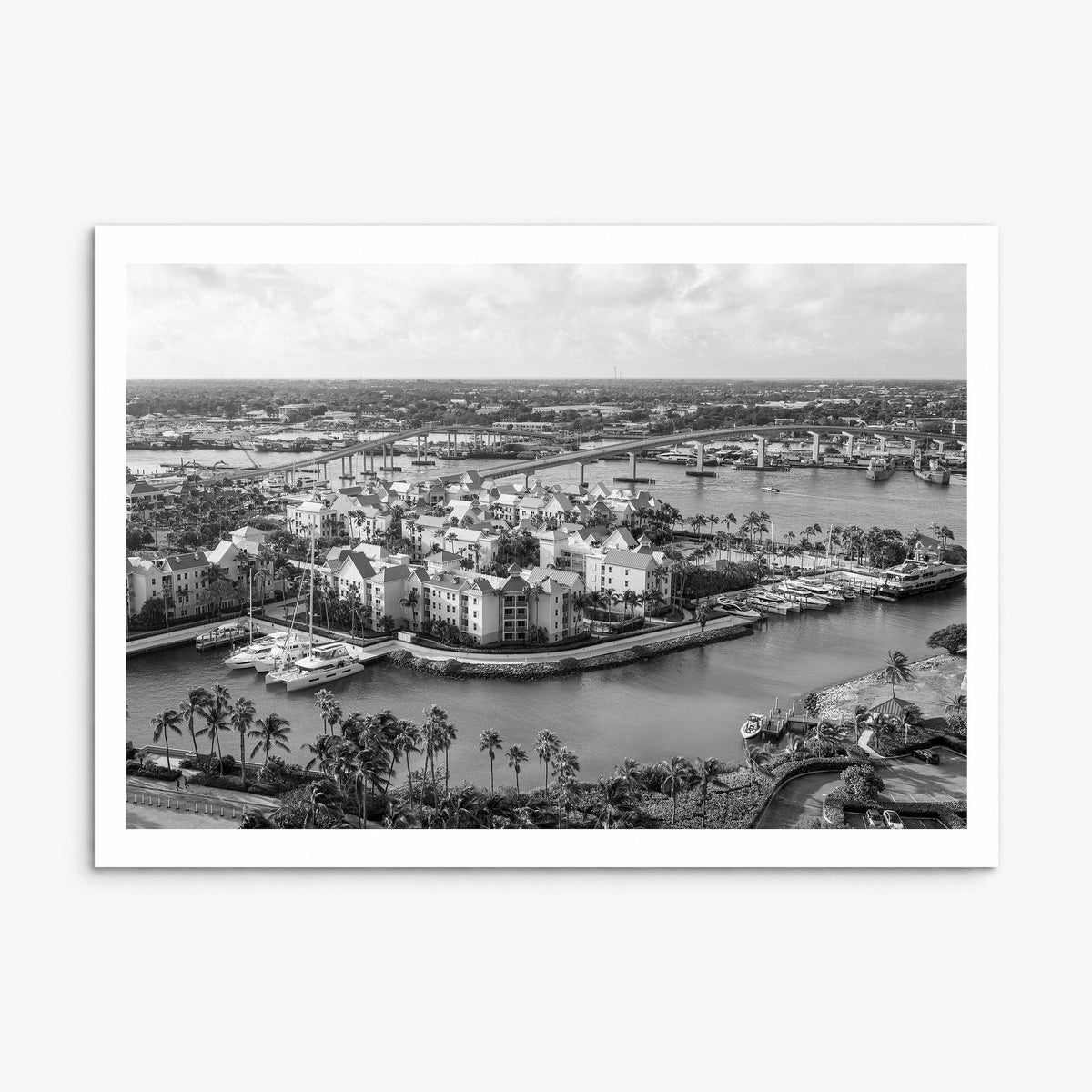 The Bahamas Photo Poster, print only (unframed), white border