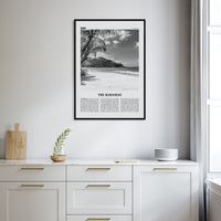 The Bahamas No 1 Poster Nbourhood Travel B&W Poster