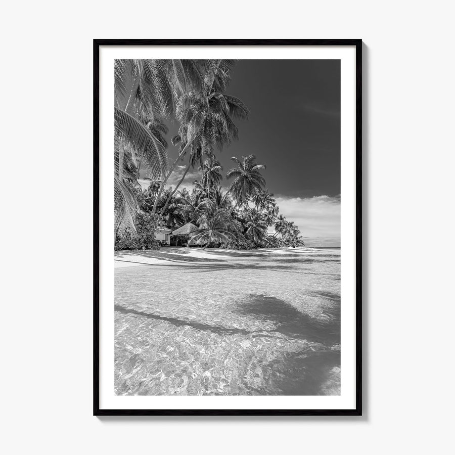 The Bahamas Photo Poster, framed poster mockup, white border