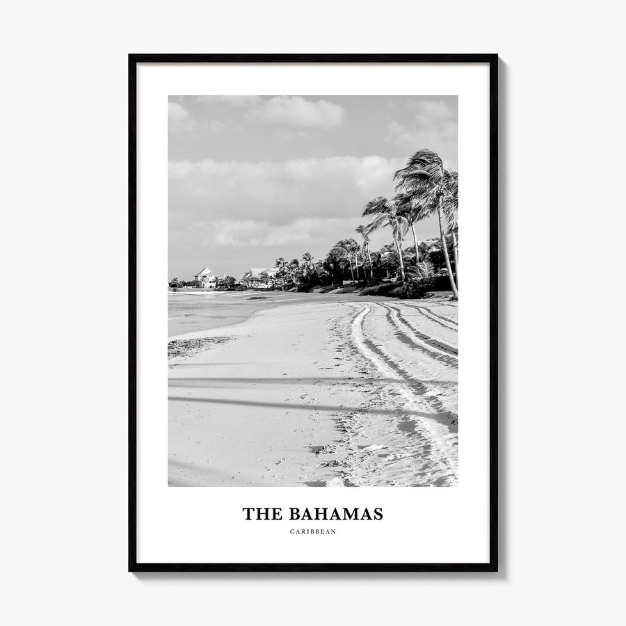 The Bahamas Classic No 1 Poster, framed poster mockup