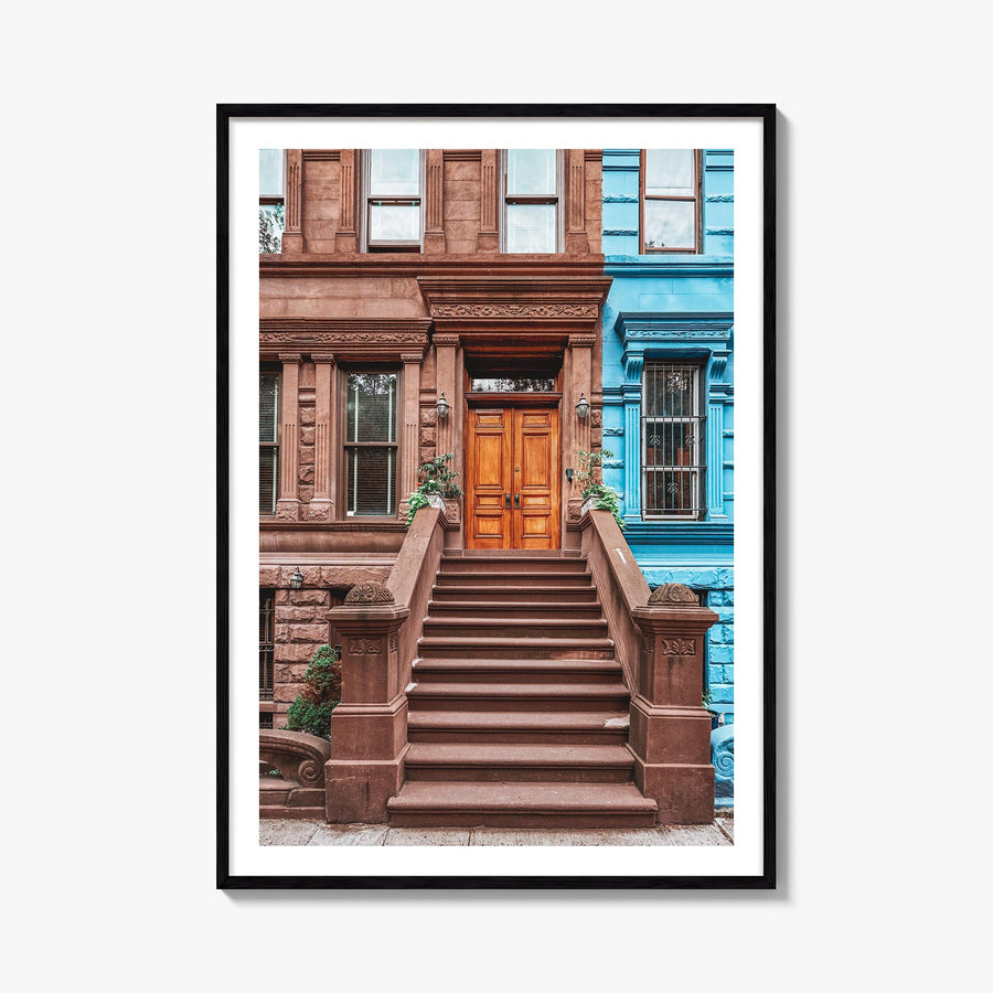 The Bronx no. 2 colorful photo poster of New York City, New York – vertical wall art, unframed print shown in interior mockup