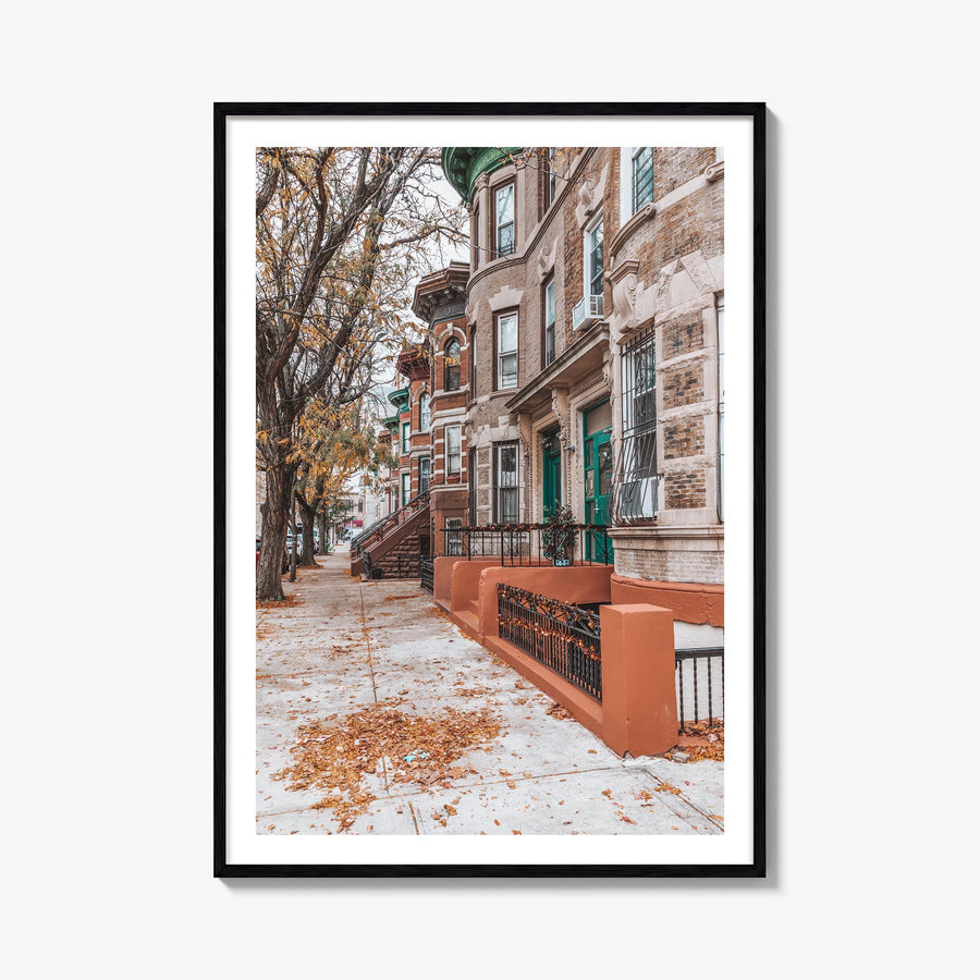The Bronx no. 3 colorful photo poster of New York City, New York – vertical wall art, unframed print shown in interior mockup