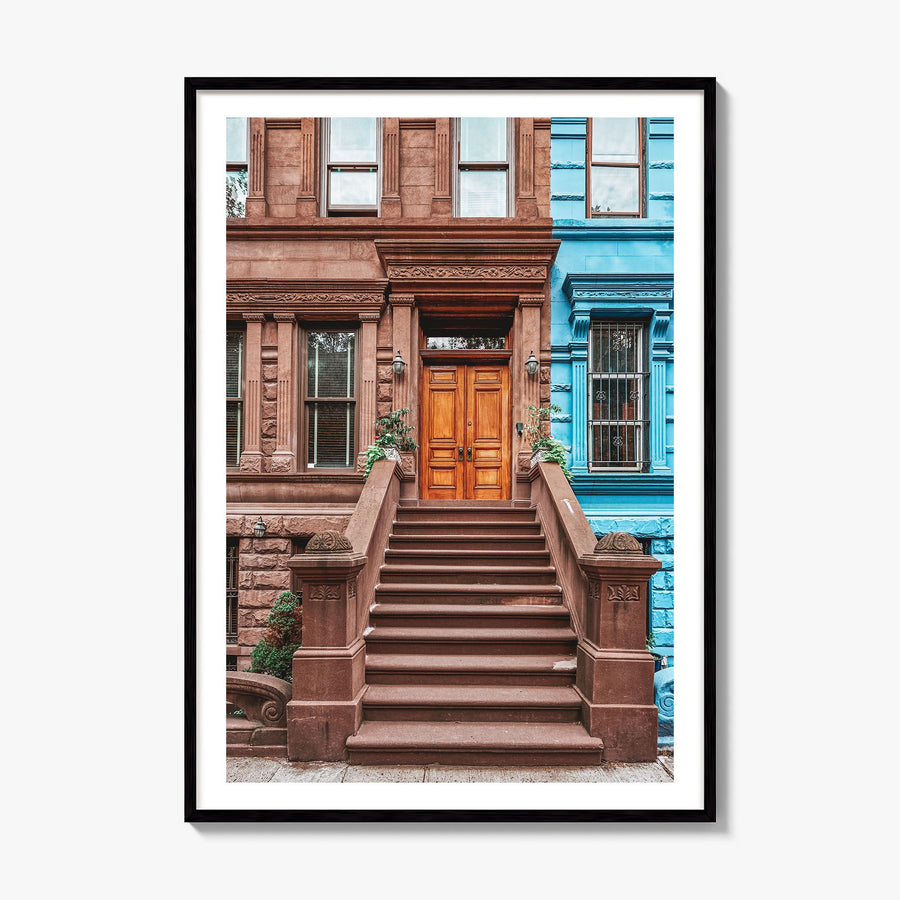 The Bronx Photo No 2 Poster, framed poster mockup, white border