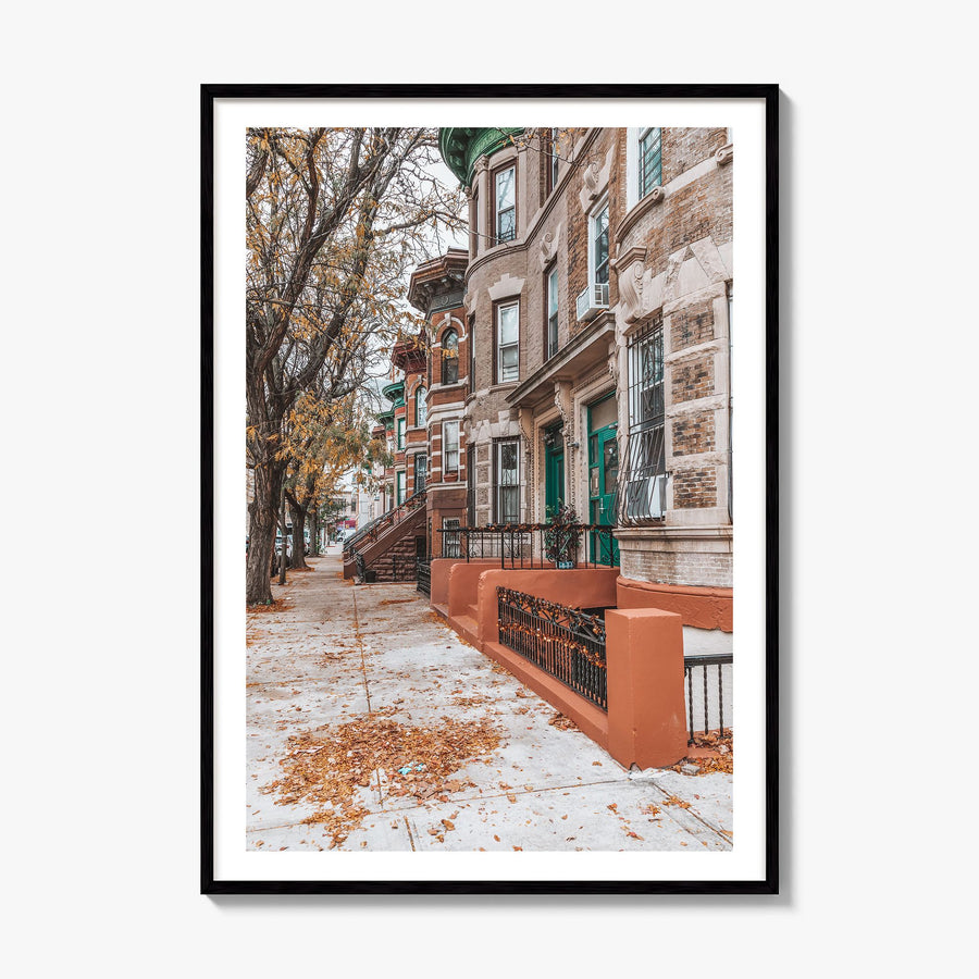 The Bronx Photo No 3 Poster, framed poster mockup, white border