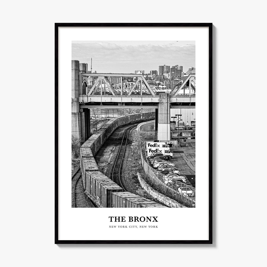 The Bronx Classic No 1 Poster, framed poster mockup
