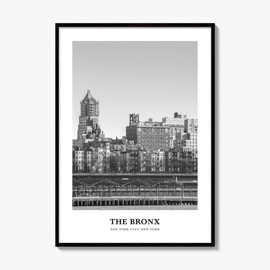 The Bronx Classic No 2 Poster, framed poster mockup