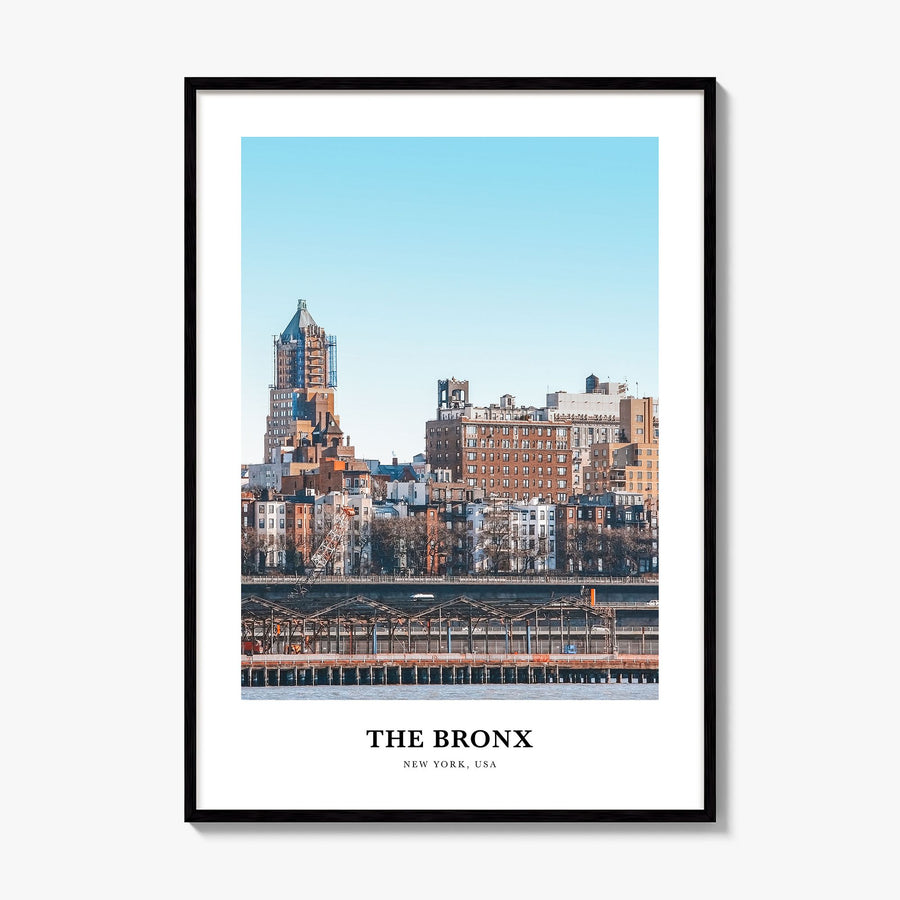 The Bronx Classic No 1 Poster, framed poster mockup