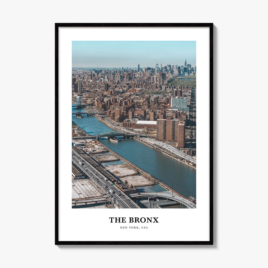 The Bronx Classic No 2 Poster, framed poster mockup