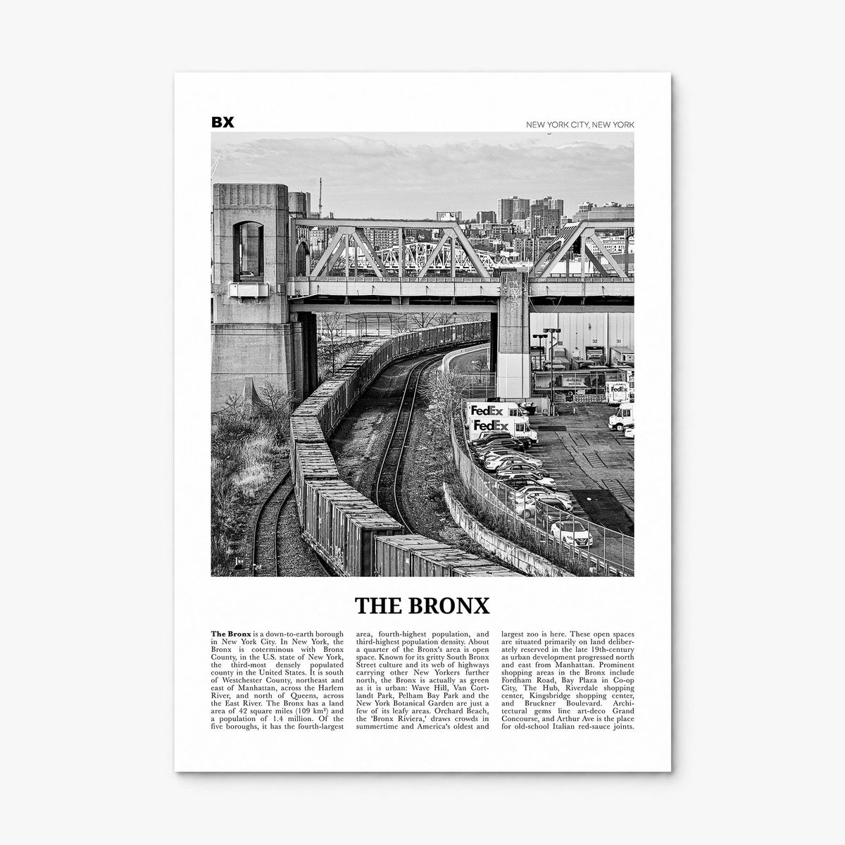 The Bronx Newspaper No 2 Poster, print only (unframed)