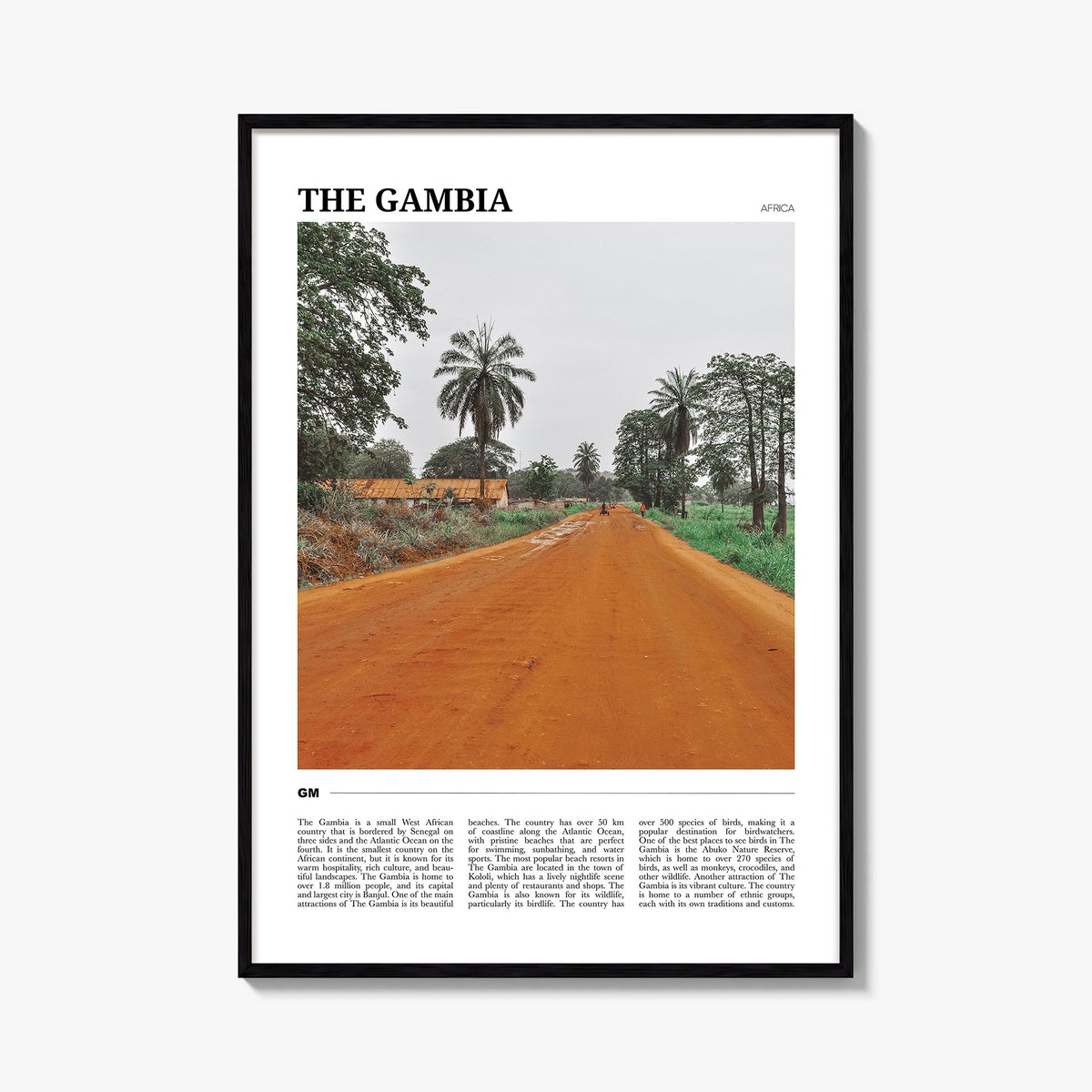 The Gambia Travel Poster