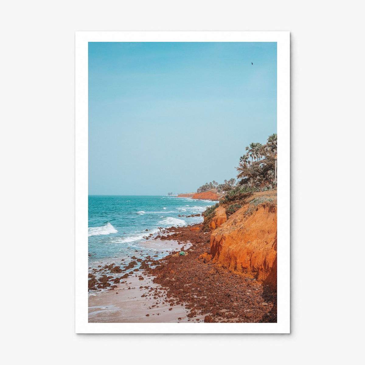 The Gambia Photo Poster, print only (unframed), white border