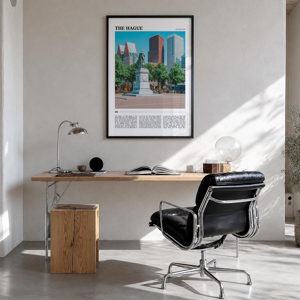 The Hague Travel Poster