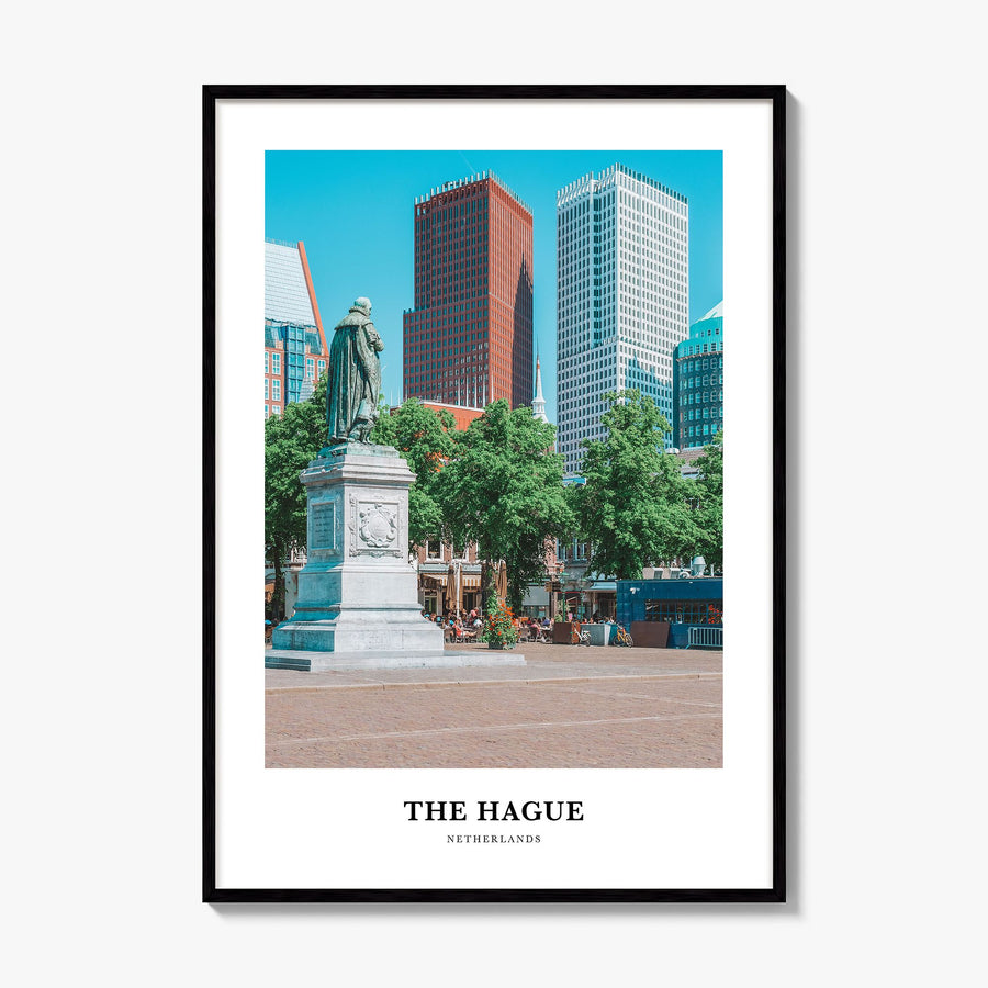 The Hague Classic Poster, framed poster mockup
