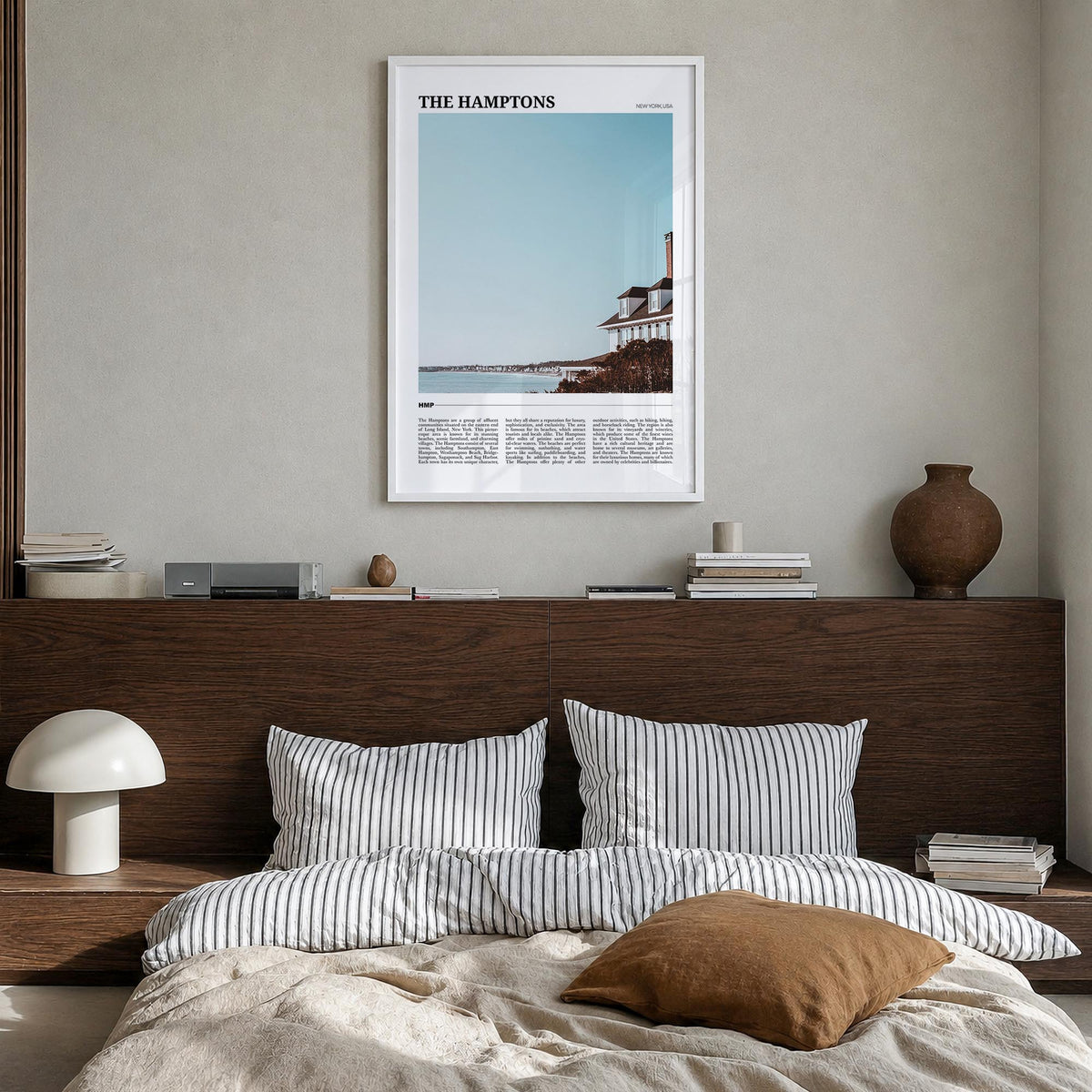 The Hamptons Travel Poster