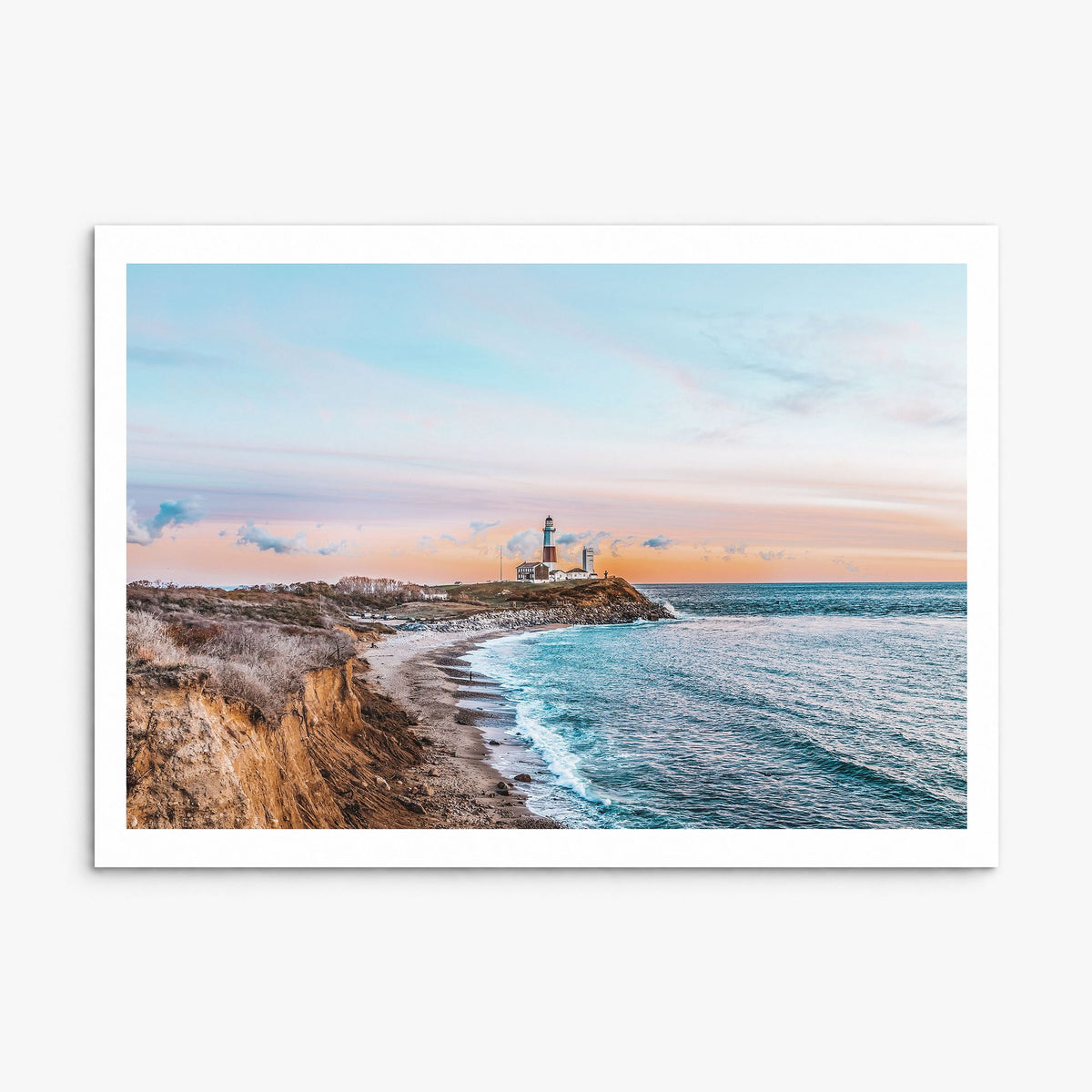 The Hamptons Photo Poster, print only (unframed), white border