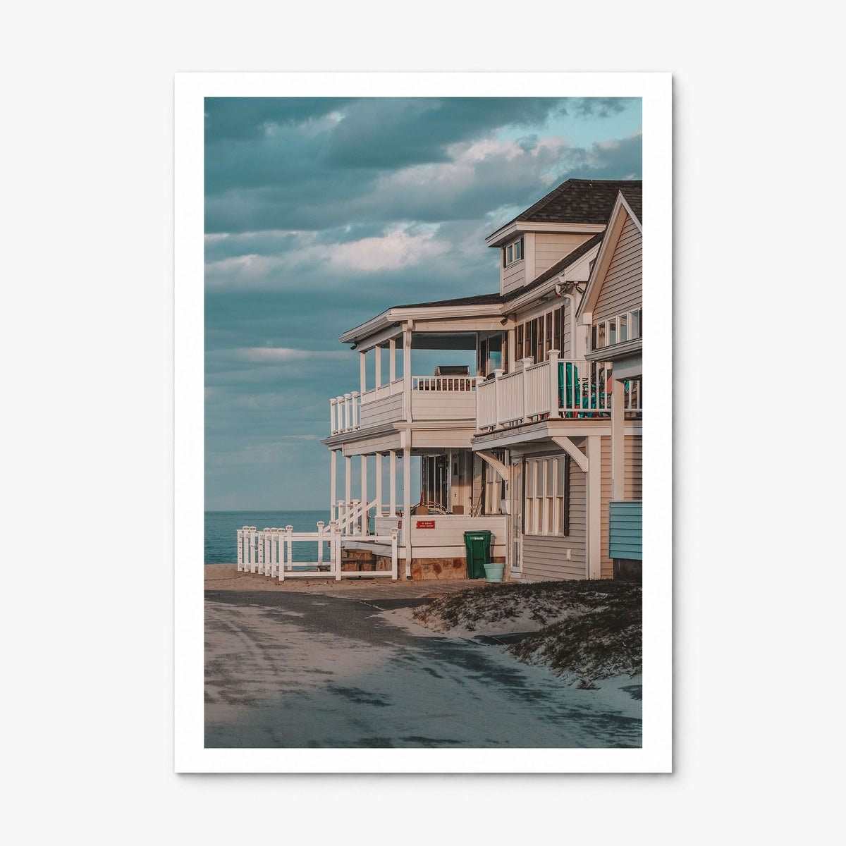 The Hamptons Photo Poster, print only (unframed), white border